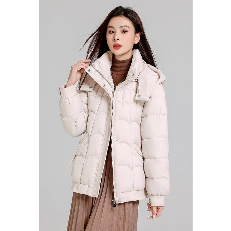 

Женская ветрозащитная легкая пушистая теплая куртка с капюшоном, свободного кроя, укороченная, повседневная спортивная, из высококачественной ткани, хлопковая куртка-пальто 4XL