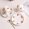 Shangqi Hand-Sculpted Ceramic Pizza Coffee Mug Set
