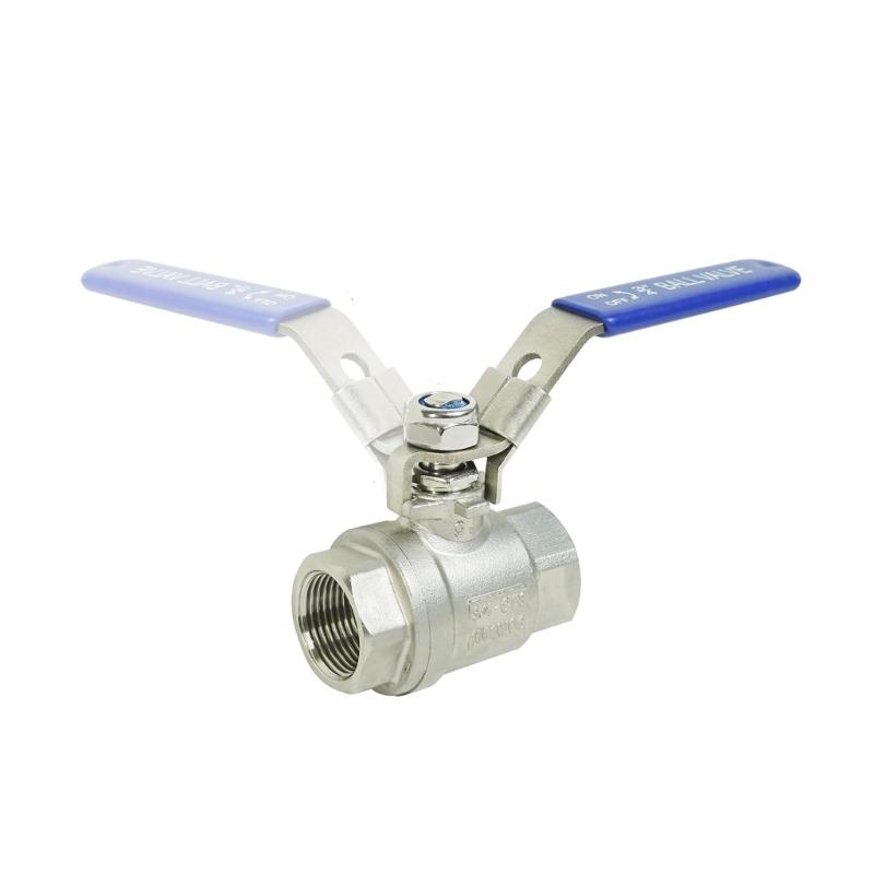 Stainless Steel Ball Valves Metal Threaded Water Pipe Connector 3/4inch Garden Hose Shut Close Valves Water Pipe Fitting
