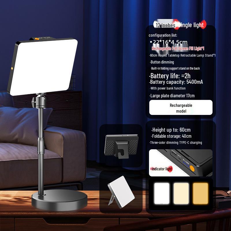 Pro Stream & Fotografie LED-Softlicht für Indoor-Videos & Beauty-Aufnahmen