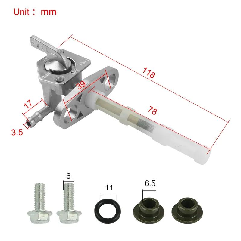 Gas Fuel Petcock Tap Valve Switch Pump For Honda XR400R XR 400 R 1996-2004 XR600R XR 600 R 1988-2000 16950-KCY-671 16950-MN1-871