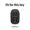 3 Buttons TPU Car Key Case Cover For Honda Civic Accord HR-V CR-V CRV Auto Shell Fob Holder Keyless Protector Accessories