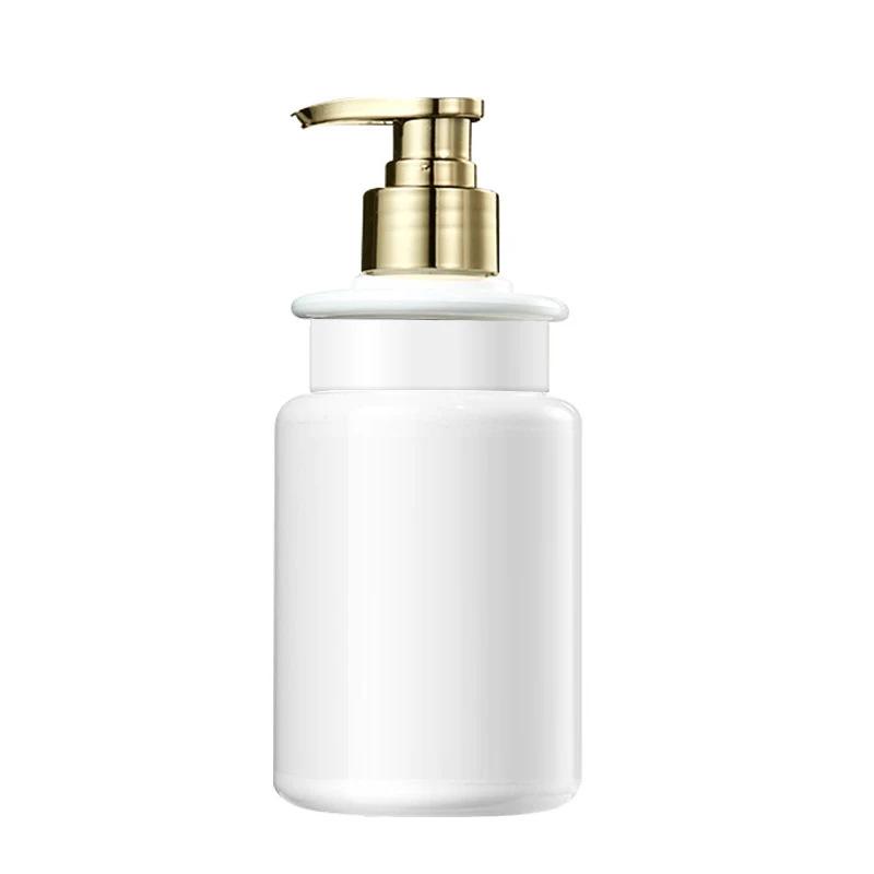 Spot 300ml Electroplated Shampoo, Shower Gel, and Lotion PET Plastic Bottle