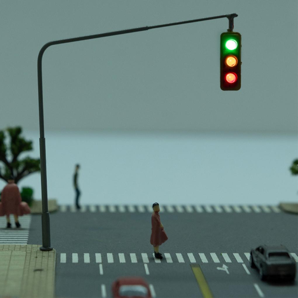 Model Education Tools Multipurpose Traffic Light Wide Application Lightweight Stop Lights Signal Lamp Showing Toys Building