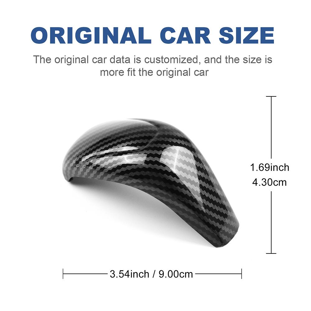 ABS Carbon Fiber Cover For Subaru Crosstrek 2025 Impreza 2025 Car Gear Shift Head Cover RHD LHD Interior Sticker Accessories