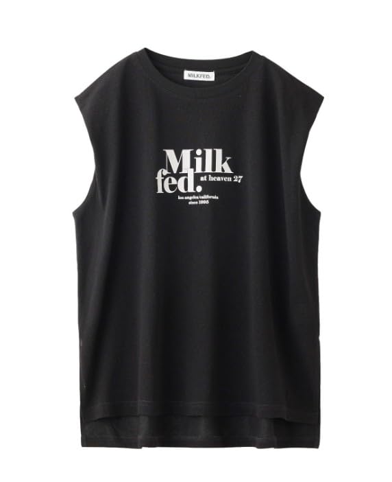 

Milkfed Casual Logo Slab Tank Black Women s Top, чёрный