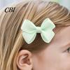 Toddler Hair Bow Clips 10Pcs Baby Clips, Bows, Fully Covered Barrette Grosgrain Ribbon Clip Everyday for Toddlers Pins Girls Infants & Toddlers, Soft