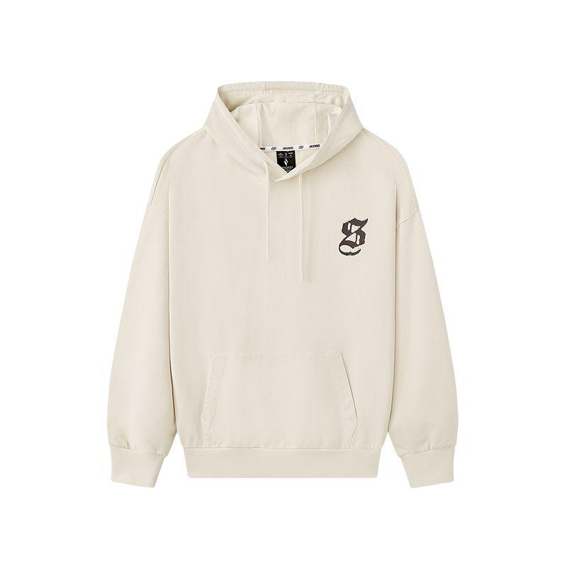 Skechers Sport Series Street Fashion Loose Comfortable Pullover Long Sleeve Sweatshirt Unisex Sweatshirt L325U047-001J XS