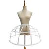 Crinoline Onderrok Polyester 4 Hoepels Kort Halve Slip Ondertrouwjurk Onderrok voor Meisjes Bruiloft Bruids Ondertrouwjurk Slip