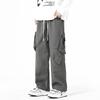 Overalls Men's Autumn New Ins Trendy Brand Loose Straight-leg Pants Neutral Wind Multi-pocket Cotton Casual Pants