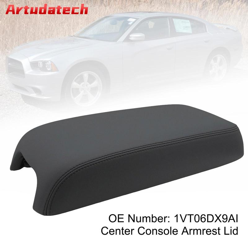 Artudatech Center Console Armrest Lid 1VT06DX9AI For Dodge Charger Chrysler 300 2011-2017 2016 2015 2014 2013 2012