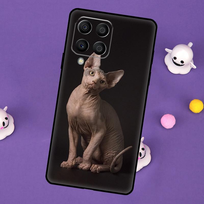 Sphynx Cat Cover For Samsung Galaxy M32 M52 M12 M13 M33 M23 M53 M15 M55 M31 M51 M14 M34 M54 M20 Case