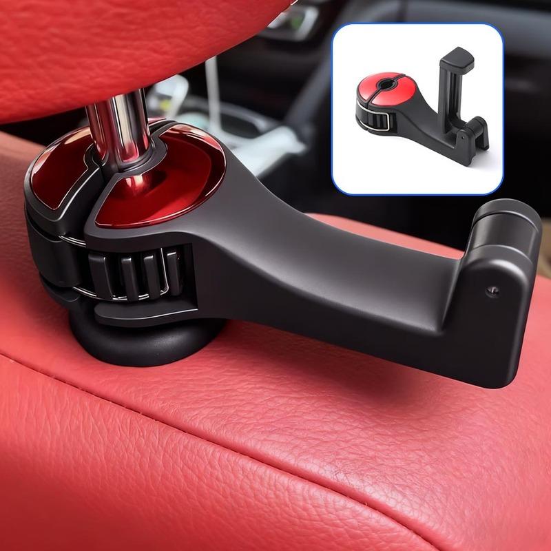 1Pc Hidden Car Hook Phone Holder Car Seat Headrest Hook Universal Car-mounted Multi-functional Mobile Phone Holder Car Accessory