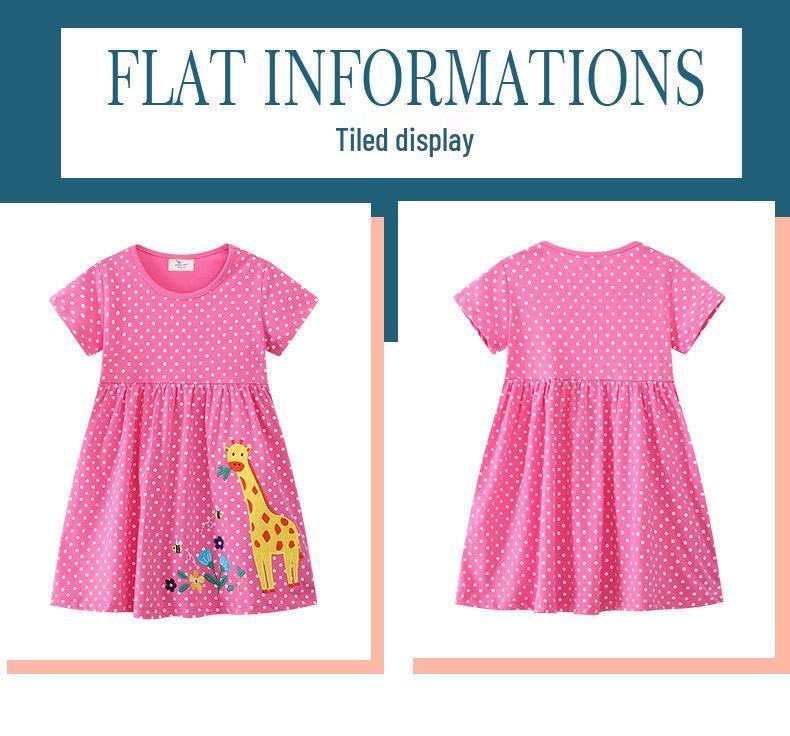Spring 2026 Stylish Princess Dress for Girls - Fashionable European & American Children's Clothing