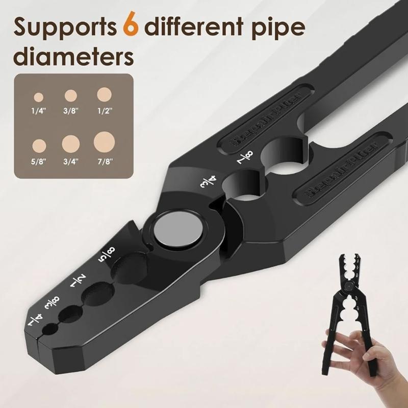 Kleště na opravu trubek pro chladiva Měděné Hliníkové A Tenkostěnné Železné Trubky S Velikostmi 1/4" 3/8" 1/2" 5/8" 3/4" 7/8" Všestrannost