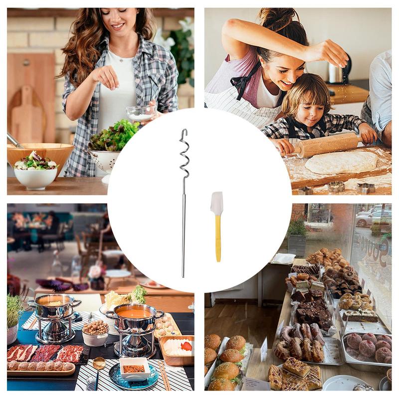 Stainless Steel Peanutes Butter Mixer Food Grade Material Butter Sauce Mixer Household Manual Mixing Tools Kitchen Gadgets