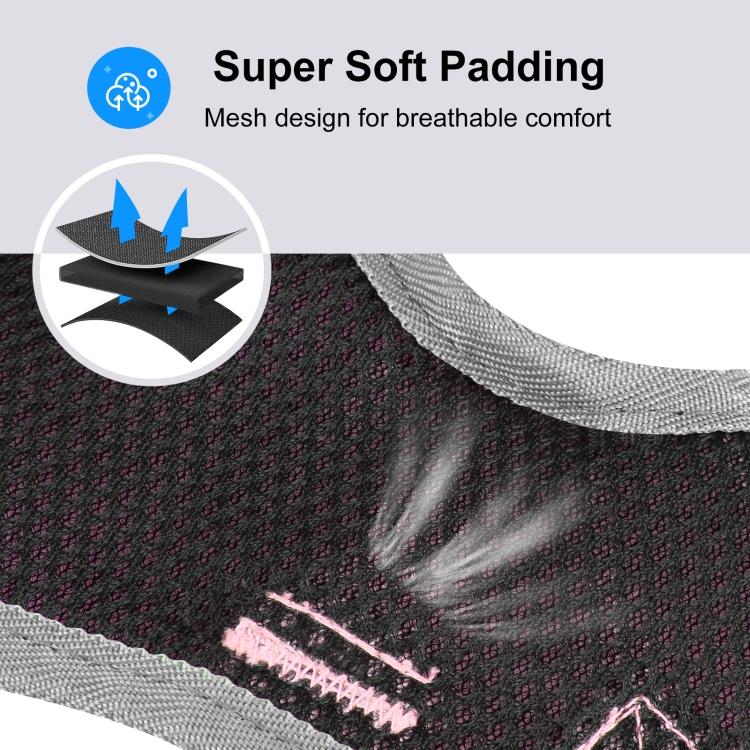 FunAdd Traktionsseil Reflektierend Atmungsaktiv Nylon Haustierweste Hundegeschirr, Größe: S