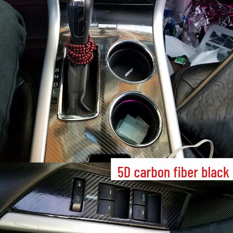 11-13 Year Edge Carbon Fiber Center Console Gear Decal for Interior Decoration