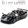 1/32 Pagani Zonda HP Barchetta Supersportwagen Legierungsauto Modell Sound und Licht Rückzug Kinder Spielzeug Sammlerstücke Geburtstagsgeschenk