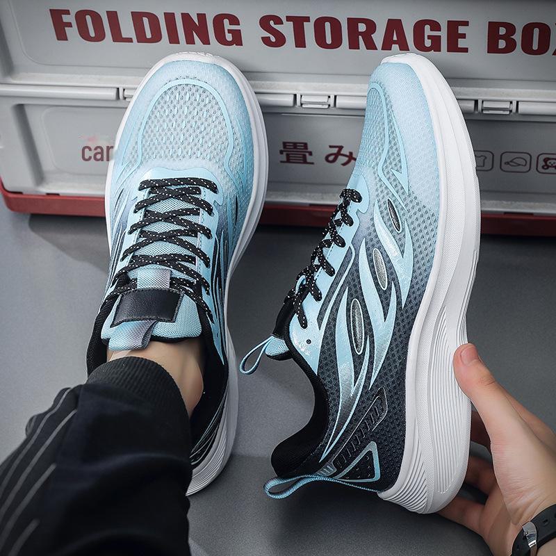 Herren Laufschuhe mit doppellagigem Netzgewebe, extra groß - Frühling/Herbst, Stoßdämpfend, Erhältlich in den Größen 46-50, Ideal für Jugendliche und Studenten