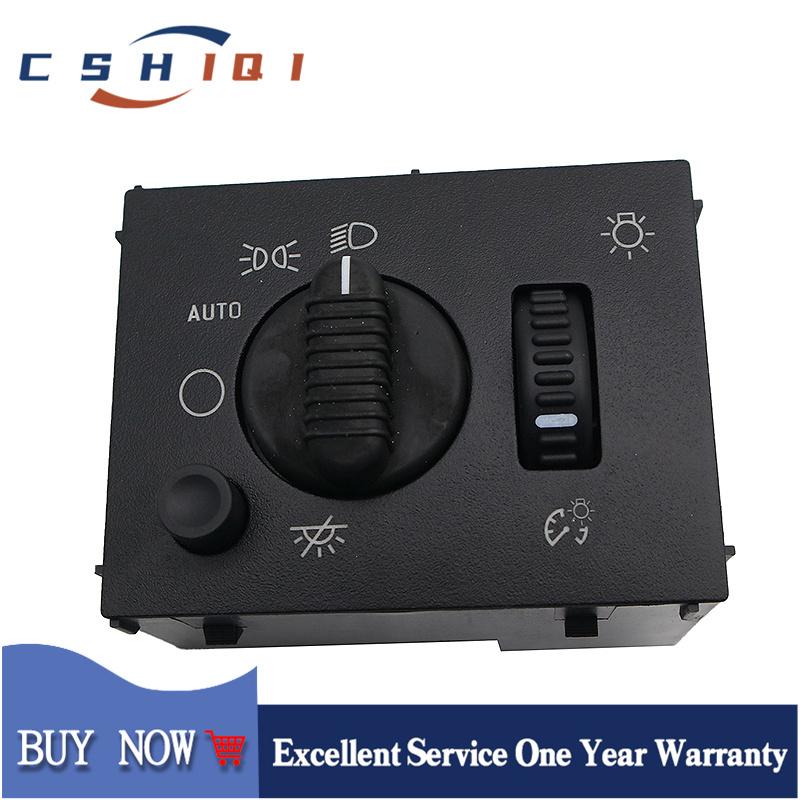 Headlight Fog Lamp Control Light Switch For Chevy Silverado Tahoe Suburban Avalanche GMC Sierra Yukon 15194803 D1595G 19381535