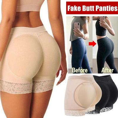 Dames Ass Gevoerde Shorts Billen Push Up Ondergoed Body Shaper Booty Lifter Heupvergroter Ondergoed Veiligheidsshorts Billen Liftende Boyshort