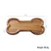 Wooden Bone-Shaped Heat-Resistant Serving Tray