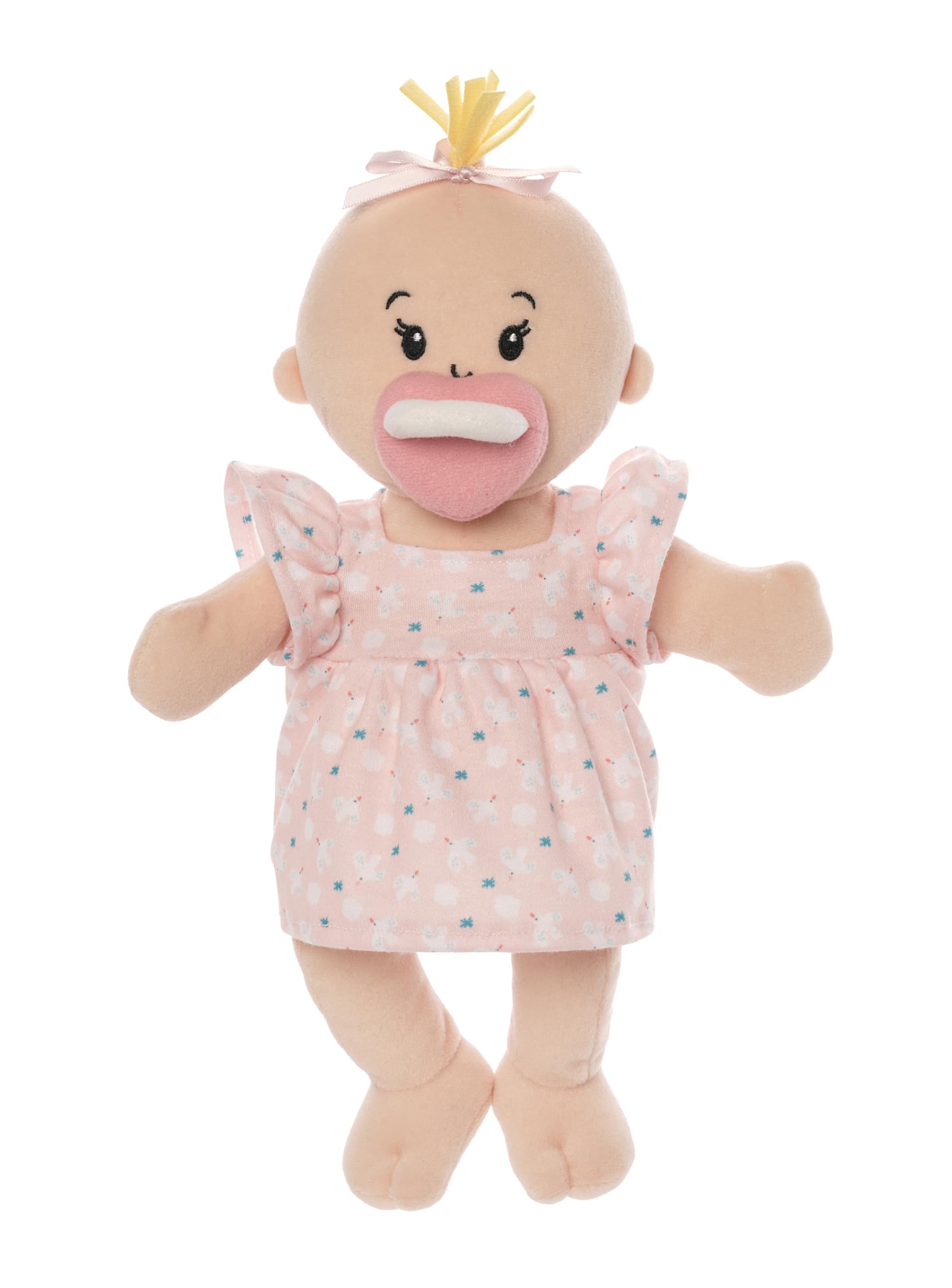 Manhattan Toy Wee Baby Stella Персиковая 12-дюймовая мягкая кукла-младенец