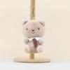 Bear Tie Plush Stuffed Animal With Soft Pp Cotton For Gift For Keychain Teens