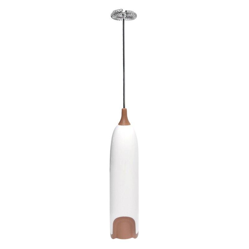 Elektrischer Milchaufschäumer, Küchengetränk, Schäumer, Mixer, Rührer, Kaffee, Cappuccino, Milchkännchen, Schneebesen, schaumige Mischung, Schneebesen
