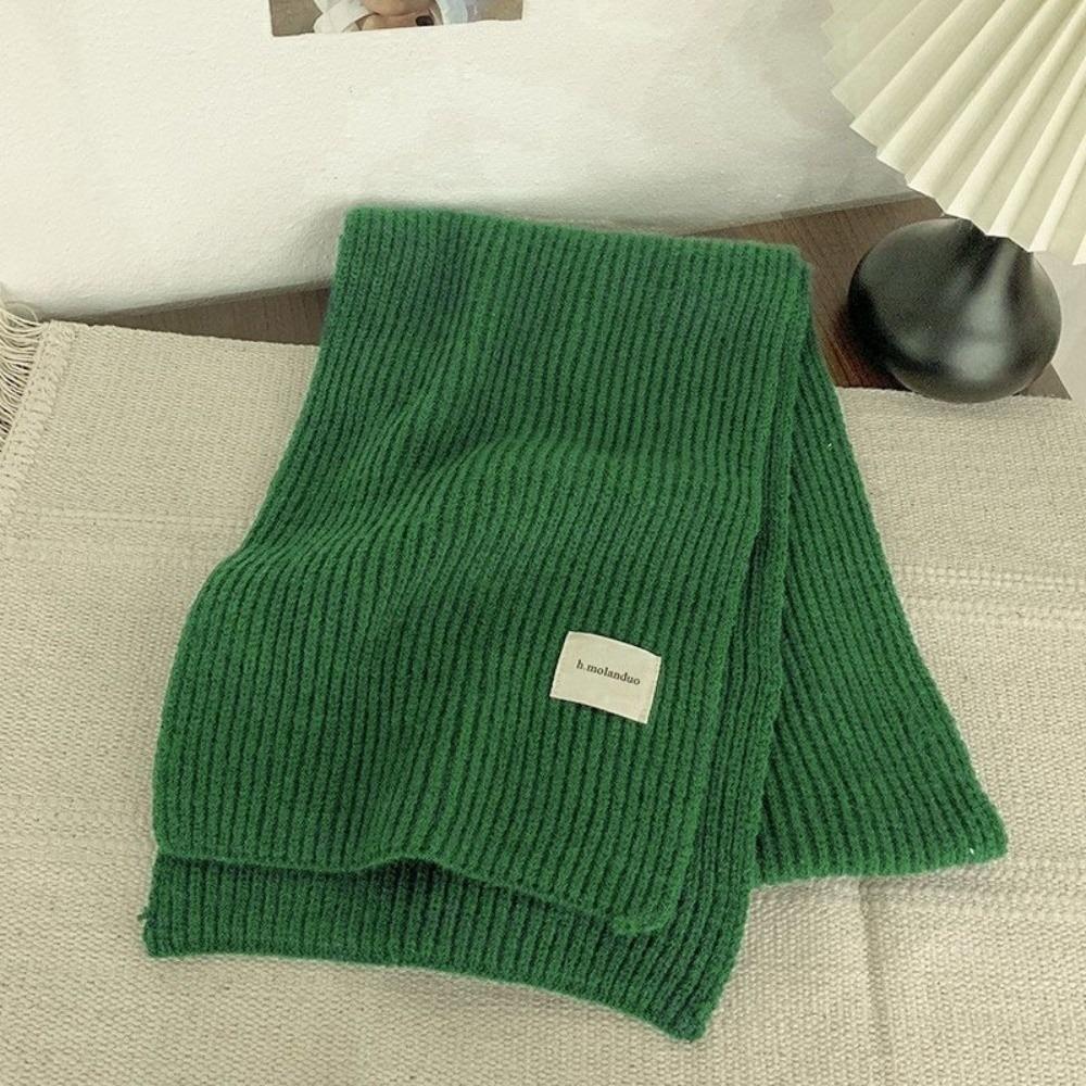 

Windproof Neck Warmer Knitted Scarves Bib New Knitted Scarf Gift 5