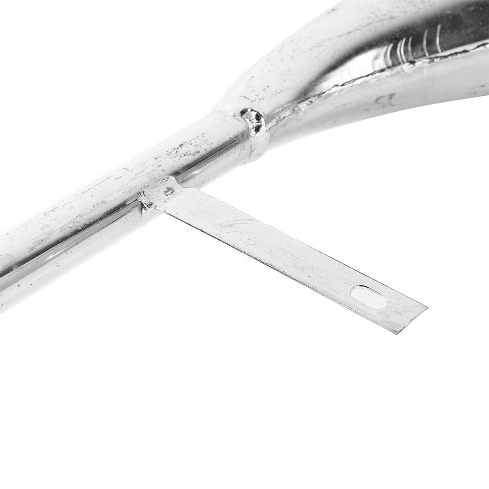 Stainless Steel Muffler Exhaust Pipe A essory for 50 60 80 Two-stroke Engine(black )