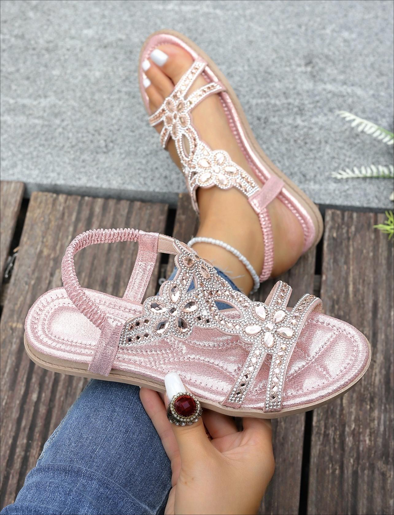 

Women s Shoes, Sandals, New Styles, Versatile Flats 43 рожевий