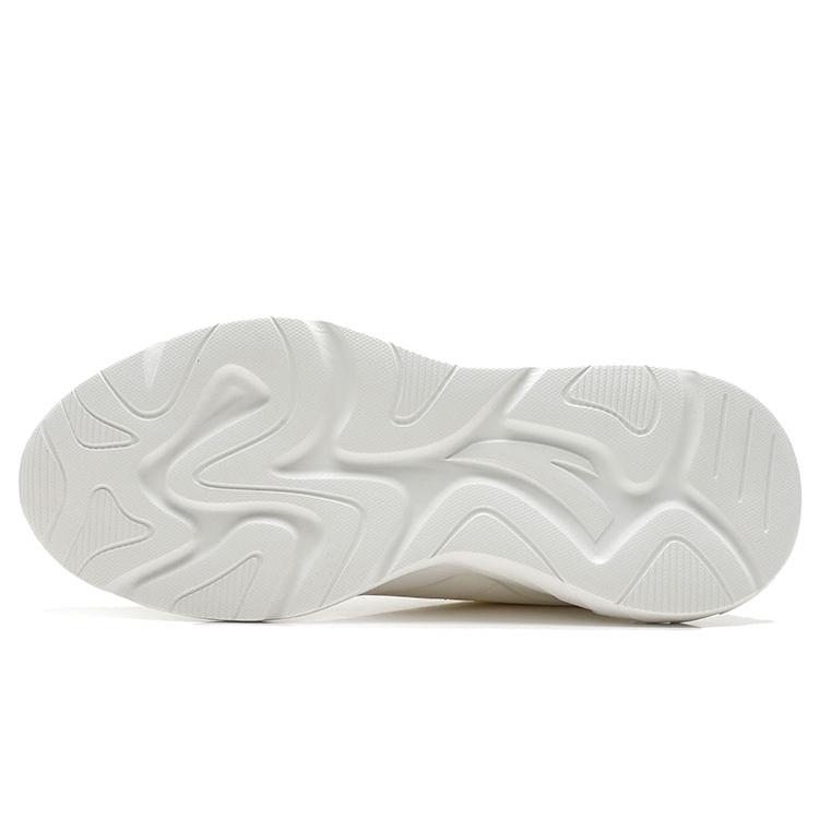 Anta Running Collection Textile, Synthetic Leather Slip Resistant Low Top Casual Running Shoes Men's White 912345527-7