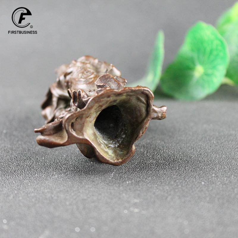 Antique Bronze Guan Gong Statue Ornament Pure Copper Buddha Figurines Miniatures Home Decoration Accessories Crafts Collections
