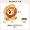 Lion Pinatas Fun Party Game, Birthday Decoration with Rod Blindfold Confetti for Woodland, ,