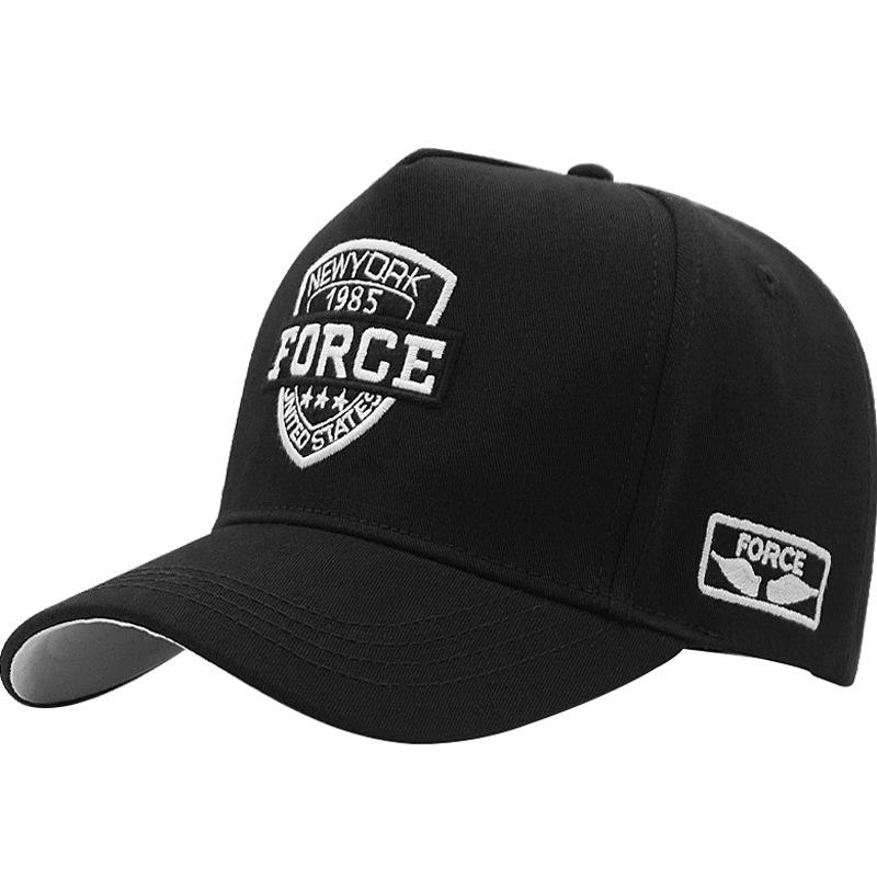 Big head circumference high top hat men's baseball cap spring and autumn embroidery truck hat