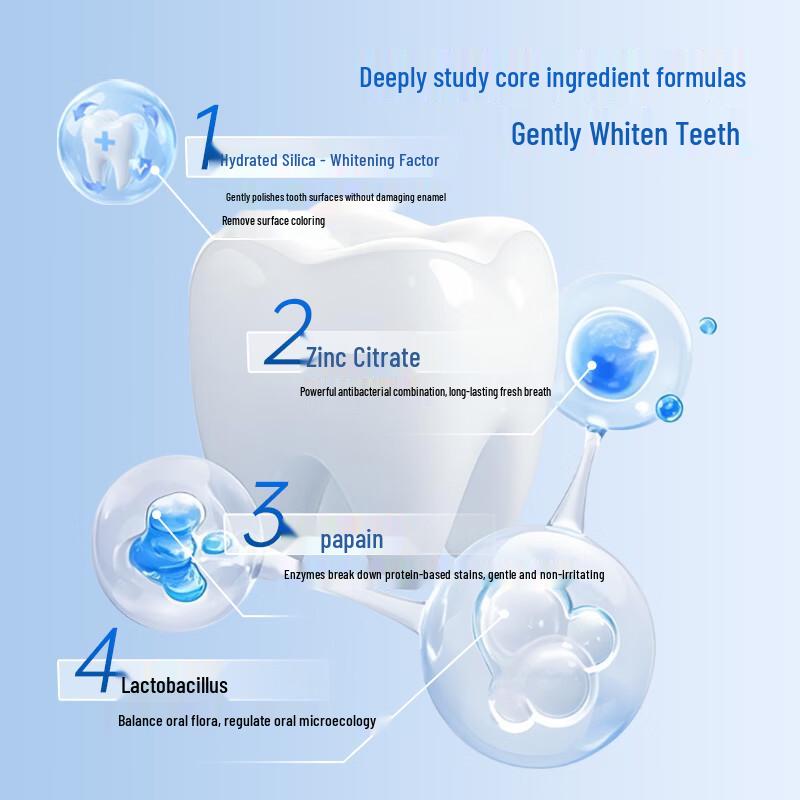 Baiyunshan Whitening Toothpaste (3 x 90g)