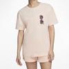 Nike Sportswear Heart Sunglasses Print Pocket Short Sleeve T-Shirt Women Tops Washed-Coral-Red CU9700-664