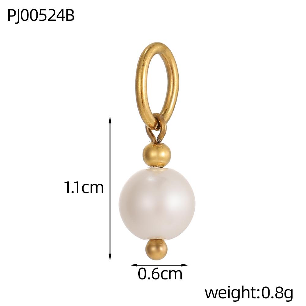 CARLIDANA2PCS Hot Sale Heart Colored Natural Stone Accessories Non Tarnish DIY Jewelry Plated Gold Stainless Steel Charm Pendant