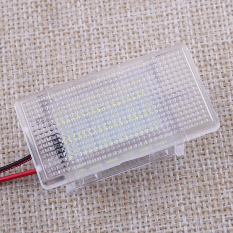 1 Par de Luz LED para Compartimento de Mala Interior Lâmpada de Carga para Porta-malas DC 12V 3W 6136623 Compatível com Ford C-MAX Cougar Escort Figo Fiesta Focus