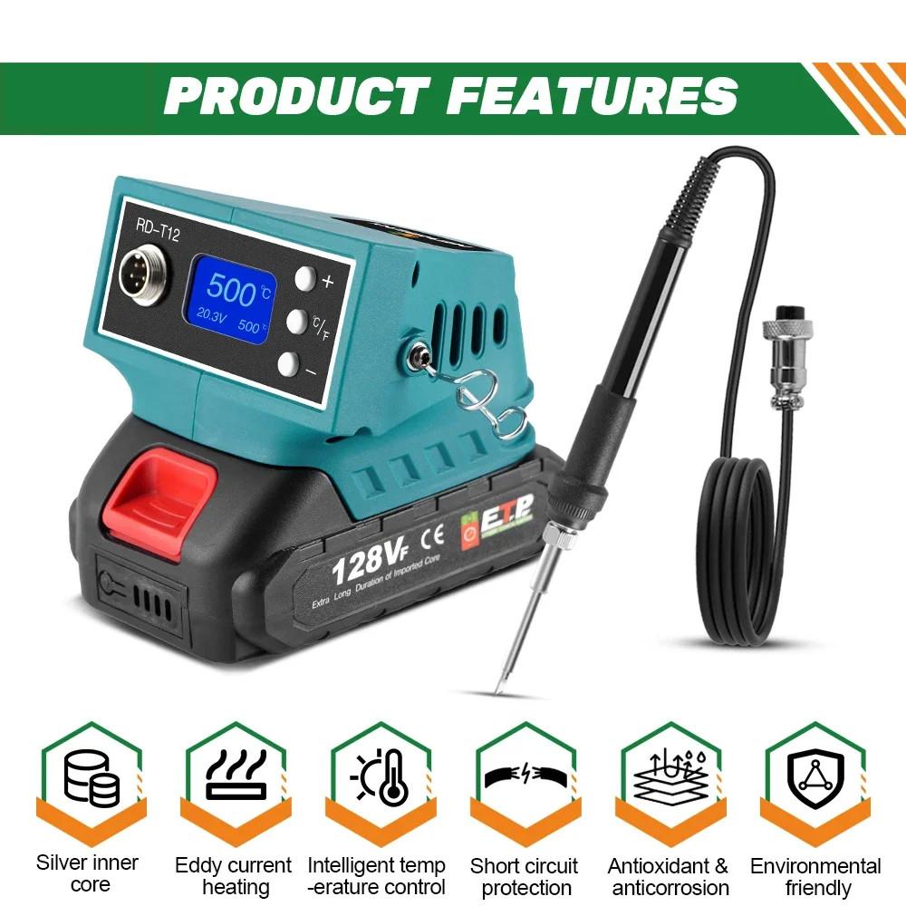 600W 2 IN 1 Smart Electric Welding Soldering Iron Digital Display Multifunction Household DIY Tools Repair Soldering Station