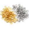 50pcs Stainless Steel Flower Beads Caps Spacer Bead End Caps DIY Jewelry Making Findings For Necklace Bracelet Accessories