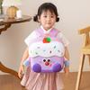 Cute Cake Strawberry Cartoon Children Girls Backpack For School And Outing Use