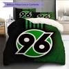 Biancheria da letto con motivo FC Hannover 96 Decorazione per la casa Regalo di compleanno (1 * copripiumino + 2 * federa, senza nucleo)