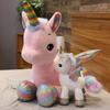 Internet Celebrity Unicorn Plush Toy Doll Girl Sleeping Pillow Long Doll Give Girl Birthday Gift