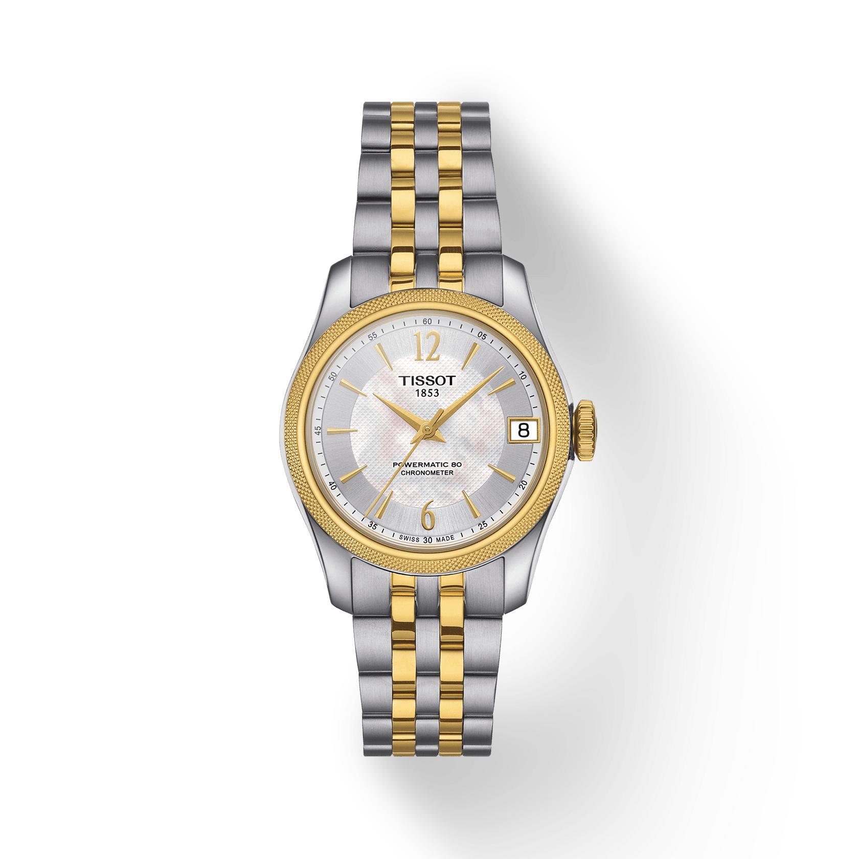Tissot Stainless Steel white mother of pearl Dial Men s Fashion Watch T108.208.22.117.00 белый