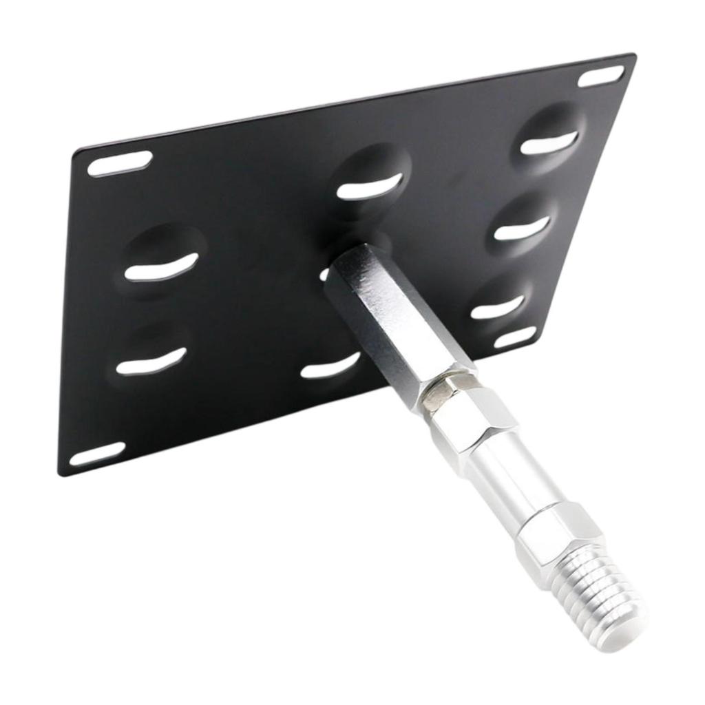 Tow Hook License Plate Bracket Professional Sturdy with Adapter Tag Frame Car Modification License Plate Frame for BMW License Plate Covers Frames 6