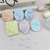 3D Rose Flower DIY Flower Mold Oval Shape Resin Mould Baking Tools Plaster Mold  DIY Handicrafts