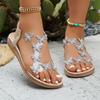 Women Flat Sandals Summer Elegant Women's Shoes Women's Butterfly Sandals Beach Sandalias Mujer Footwear